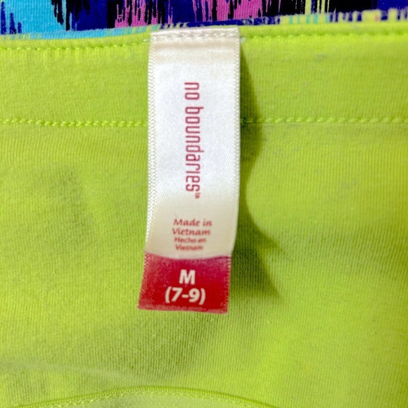 No Boundaries M Colorful Tube Top - Picture 3 of 3